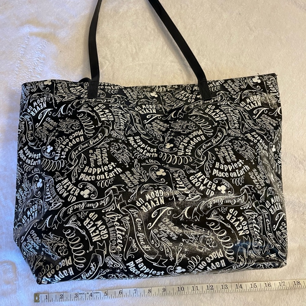 Disney Black and White Tote Bag